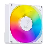 Кулер для корпуса/ Case Cooler JONSBO SL-925W (92x92x25mm, 4-pin PWM, ARGB, 38.2CFM, 33.8dBA, 2200RPM, White) (SL-925 ARGB WHITE)