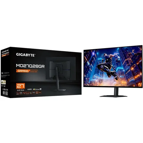 Монитор 26.5 Gigabyte MO27Q28GR EK Black (WOLED, 2560 x 1440, 280Hz, 10bit (1.07B), 0,03ms, 335cd/ m (1500cd/ m пиковая), 1.5M:1, 2xHDMI-2.1, DP-1.4, 3xUSB3.2, USB Type-C (18W), Pivot) (20VM0-27Q28GRBK-1EKR/9D27Q28GR-00-1ABEK) фото 8