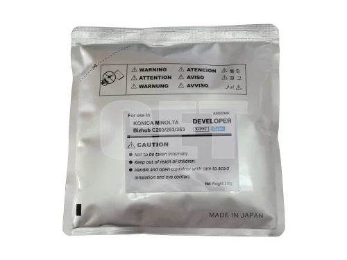 Девелопер для KONICA MINOLTA Bizhub C200/ C203/ C253/ C353 (CET) Cyan, 250г/ пак, 75000 стр., CET6824