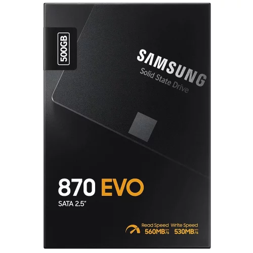 Твердотельный накопитель SSD Samsung SATA III 500Gb MZ-77E500B/ EU 870 EVO 2.5