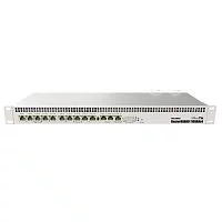 Маршрутизатор/ RB1100AHx4 Dude Edition Powerful 1U rackmount router with 13x Gigabit Ethernet ports, 60GB M.2 drive for Dude database (RB1100DX4)