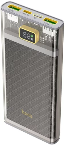 Мобильный аккумулятор Hoco J103 Discovery edition 10000mAh QC/ PD 22.5W 5A 2xUSB-A/ USB-C серый (J103 DISCOVERY EDITION GRAY) фото 2
