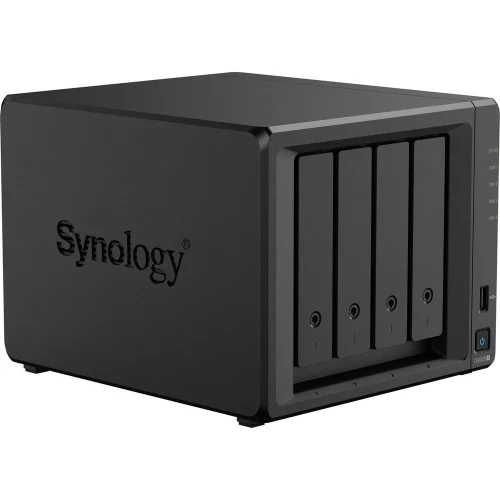 Система хранения данных Synology QC 2,2GhzCPU/ 4Gb(32)/ RAID0,1,10,5,6/ upto 4HP HDD SATA(3.5', 2.5')upto 9 (1xDX525)/ 2xM.2 NVMe/ 2xUSB3.2/ 2x2.5GbE/ iSCSI/ 2xIPcam(up to 40)/ 1xPS/ 1YW (repl DS923+)' (DS925+)