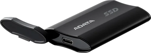 Твердотельный накопитель/ ADATA External SSD SD810, 4000GB, Type-C, USB 3.2 Gen2х2, up to R/W 2000/2000 MB/s, 72.7x44x12.2mm, Black (5 лет) (SD810-4000G-CBK) фото 5