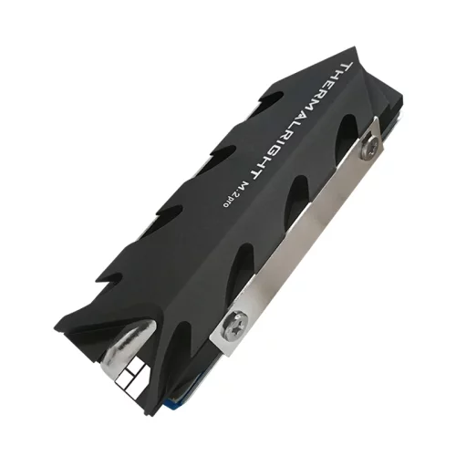 Радиатор к SSD/ SSD Cooler Thermalright M.2 2280 PRO SSD (Radiator, Al, M.2 2280, Heat pipes:1x8mm, 75x22.7x11.7mm, Silver/ Gray) (TR-M.2 2280 PRO SSD)