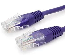 Патч-корд Premier PP12-0.25M/ V 1000Гбит/ с UTP 4 пары cat5E CCA molded 0.25м фиолетовый RJ-45 (m)-RJ-45 (m) (PP12-0.25M/V)