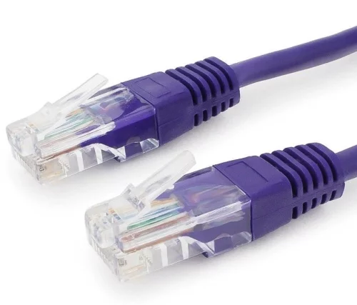 Патч-корд Premier PP12-0.25M/ V 1000Гбит/ с UTP 4 пары cat5E CCA molded 0.25м фиолетовый RJ-45 (m)-RJ-45 (m) (PP12-0.25M/V)