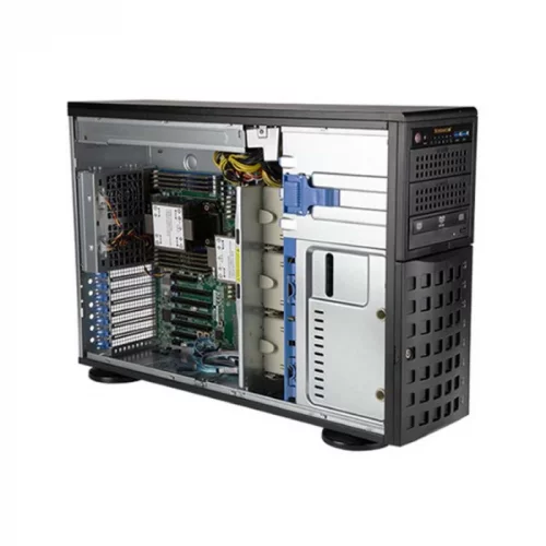 Серверный корпус Supermicro SuperServer 740P-TR (SYS-740P-TR) (SYS-740P-TR) Серверная платформа/ Supermicro SERVER SYS-740P-TR (X12DPi-N6, CSE-745BTS-R1K23BP) (Tower 4U/ 2 x LGA4189 270W, 16DIMM DDR4, 8 x 3.5