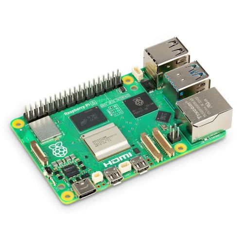 Одноплатный компьютер Raspberry Pi 5 4GB RAM Retail, (RA770) Broadcom BCM2712 Quad core Cortex-A76 64-bit CPU, VideoCore VII GPU, Dual 4Kp60 HDMI display output, 4Kp60 HEVC decoder, 802.11ac WiFi, Bluetooth,2x USB 3.0, 2xUSB 2.0, 2x micro-HDMI, Разъем пит