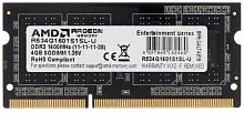 Модуль памяти AMD Radeon 4GB DDR3L 1600 SO DIMM R5 Entertainment Series Black R534G1601S1SL-U Non-ECC, CL11, R534G1601S1SL-U 1.35V, Retail (182460)