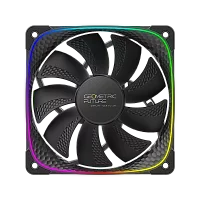 Вентилятор корпусный/ Case Cooler Geometric Future Squama 2503RB-12 Reverse (120x120x25mm, 4-pin PWM, ARGB, 57.67CFM, 29.87dBA, 1500RPM, Black) (1F2503R112001)