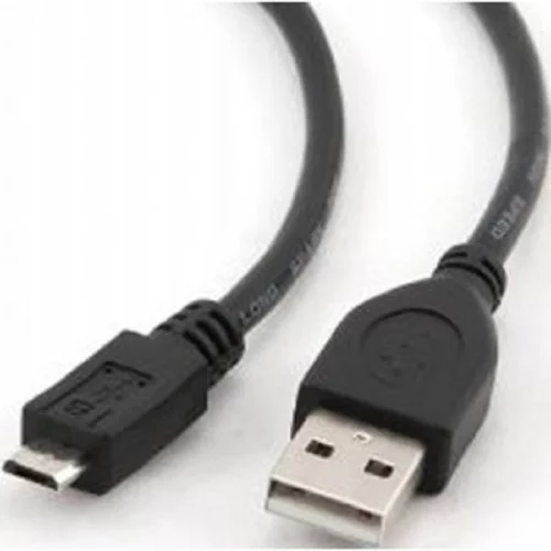 Cablexpert Кабель USB 2.0 Pro, AM/ microBM 5P, 1м, экран, черный, пакет (CCP-mUSB2-AMBM-1M)