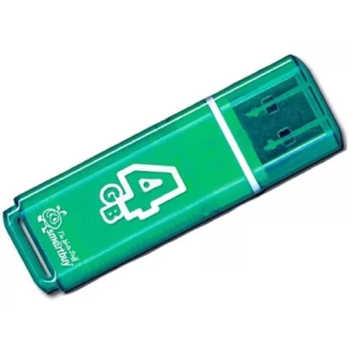 Smartbuy USB Drive 4GB Glossy series Green (SB4GBGS-G) фото 2