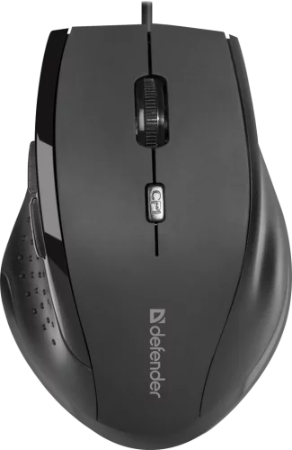 Defender Проводная оптическая мышь Accura MM-362 черный,6 кнопок, 800-1600 dpi (52362)