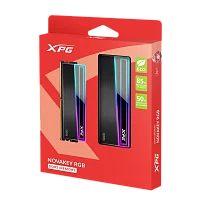 Модуль памяти ADATA 32GB XPG DDR5 5600 DIMM NOVAKEY RGB Black Gaming Memory AX5U5600C4616G-DCNKRBK Non-ECC, CL46-45-45, 1.1V, Heat Shield, Kit (2x16GB)