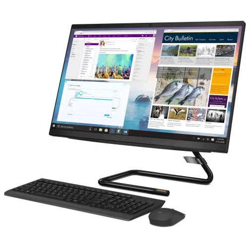 Моноблок Lenovo IdeaCentre A340-24IWL 23.8 FHD, Core i3-10110U, 8GB, 512GB SSD, DVD-RW, WiFi, BT, Win10 [F0E800T9RK] фото 2
