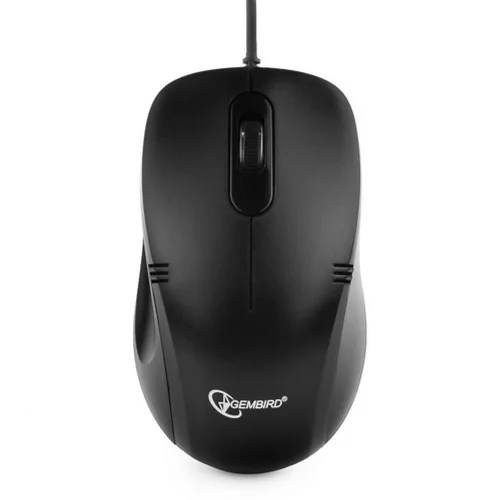 Gembird MOP-100 Black {Мышь, USB, черный, 3 кнопки, 1000 DPI, кабель 1.5м}