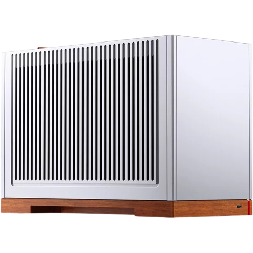 Корпус без блока питания/ Case JONSBO T9, Micro-Tower, no fan, 1xUSB-C 3.2, SFX PSU Support, mITX Silver (T9-5.0 SILVER)