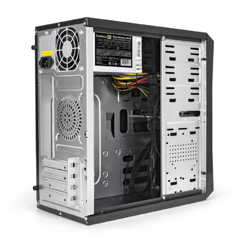 Exegate EX284023RUS Корпус Minitower BA-202 Black, mATX, , 2*USB, Audio фото 2