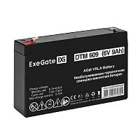 Exegate EX297508RUS Аккумуляторная батарея DTM 609 (6V 9Ah, клеммы F2)