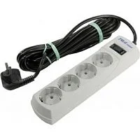 ZIS Сетевой фильтр Pilot mini {4 розетки, с заземлением} 5 м (PILOT MINI 5)