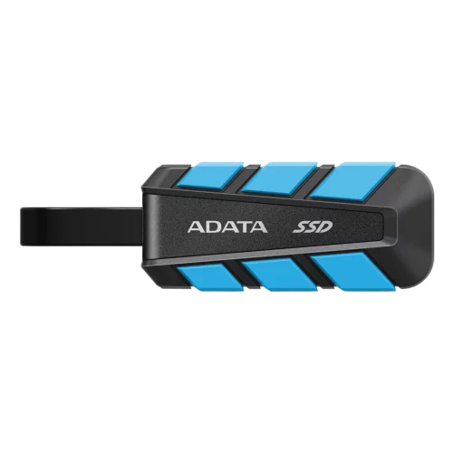 Внешний SSD ADATA 1.0Tb SC740 [SC740-1000G-CBU] (USB3.2 gen 2 type C, 1050/1000Mbs, 122x41x22mm, 40g, защита от падения, встроенный кабель)