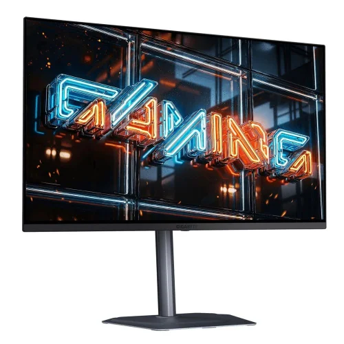 Монитор 31.5 Монитор 31.5 Gigabyte MO32U24 EK Black (31,5 QD-OLED, 10bits 3840 x 2160, 240Hz, 2xHDMI 2.1, DP 1.4, 3xUSB 3.2, USB Type-C (18Вт), 0,03 ms,178°/ 178°, 300 нит (типичная), 1000 нит (пиковая), 1,5 М:1, Pivot) (20VM0-MO32U24BT-1EKR) фото 2