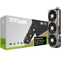 Видеокарта Zotac PCI-E 4.0 RTX 5070 Ti SOLID SFF NVIDIA GeForce RTX 5070TI 16Gb 256bit GDDR7 2452/ 28000 HDMIx1 DPx3 HDCP Ret (ZT-B50710D3-10P)