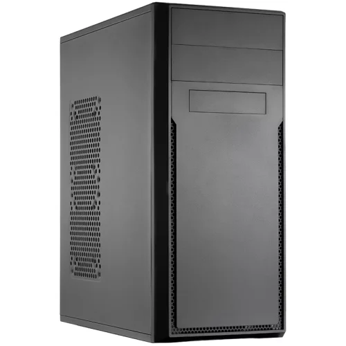 Корпус c блоком питания 450 Ватт/ Case Foxline FL-302, ATX, 2x5.25EXT, 1x3.5EXT, 4x3.5INT, 2xUSB2.0, HDA, w/o FAN, w/450W ATX PSU(80mm), w/1.2m EU pwr cord (FL-302-FZ450)