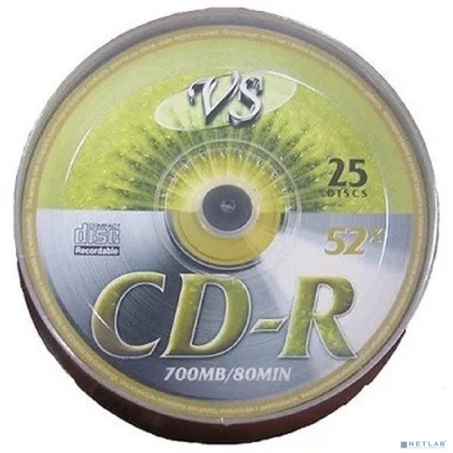 Диски VS CD-R 80 52x Shrink/ 25 (VSCDRSH2501)