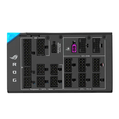 Блок питания Компьютер ASUS ROG-THOR-1600T3-GAMING /PSU, CE+UK (90YE00V1-B0NA00) фото 10