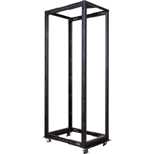 Стойка двухрамная 48U с регулируемой глубиной 560-1020 мм черная -RACK2-48U-ADJ (TWT-RACK2-48U-ADJ)