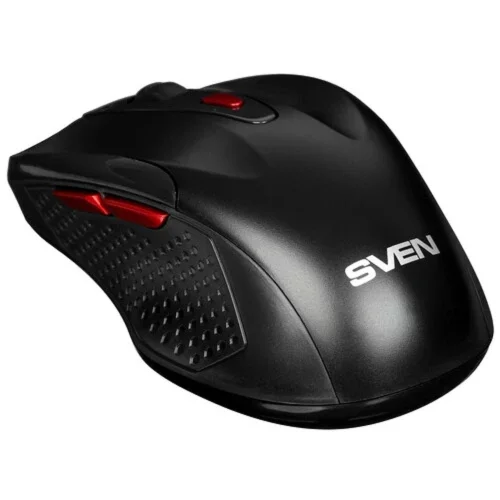 SVEN RX-450W чёрная Беспроводная мышь (2.4 гГц, USB, 5+1 кн., 1200-3200 DPI, 500 мАч) (SV-021825) фото 3