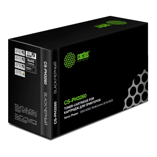 Картридж лазерный Cactus CS-PH3260 106R02778 черный (3000стр.) для Xerox Phaser 3052/3260/WC 3215/3225