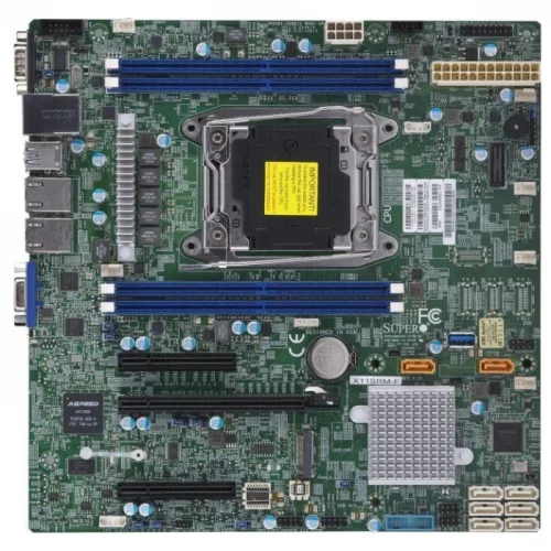 Материнская плата Supermicro MBD-X11SRM-F-B mATX/ 1x LGA2066/ 4x DDR4/ iC422/ 2x GbE (MBD-X11SRM-F-B)