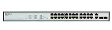 Коммутатор ORIGO Настраиваемый L2 PoE-коммутатор, 24x100Base-TX PoE, 2xCombo 1000Base-T/ SFP, PoE-бюджет 280 Вт, комплект для установки в 19" стойку (OS1326P/280W/A2A)