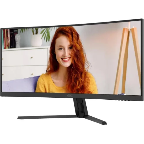 Монитор AOC 34 CU34B3E 1500R, 21:9, UWQHD, 1/4ms, 300cd, 120Hz, HDMI, DP фото 3