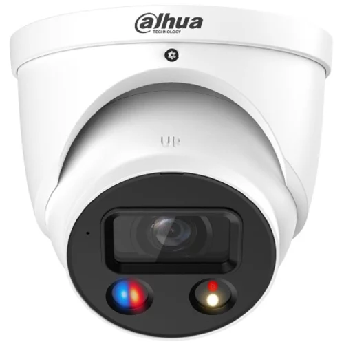 DAHUA DH-IPC-HDW3849HP-AS-PV-0280B-S5 Уличная купольная IP-видеокамера TiOC с ИИ и активным сдерживанием 8Мп; 1/ 2.7” CMOS; объектив 2.8мм, видеоаналитика, ИК 30м, LED 30м, IP67, корпус: металл фото 2