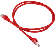 Патч-корд LANMASTER LSZH UTP кат.6, 5.0 м, красный (LAN-PC45/ U6-5.0-RD) (LAN-PC45/U6-5.0-RD)