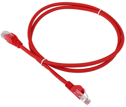 Патч-корд LANMASTER LSZH UTP кат.6, 5.0 м, красный (LAN-PC45/ U6-5.0-RD) (LAN-PC45/U6-5.0-RD)