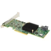 RAID-контроллер Broadcom 9341-4i SGL (LSI00419 / 05-26105-00(M) PCIe 3.0 x8 LP, SAS/ SATA 12G, RAID 0,1,5,10,50, 4port(1*int SFF8643), 3008ROC (05-26105-00M / 03-26105-01M)
