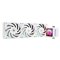 Система жидкостного охлаждения/ Water Cooling System Thermalright Elite Vision 360 (360mm, LED, White, ARGB/ Fans: 3x120mm, 69CFM, 27dBA, 2150RPM/ Pump height 63mm, Rad thickness 27mm/ S: 1700, 1200, (E-VISION-WH-360-ARGB)