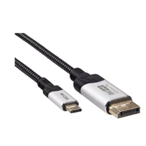 Кабель-адаптер/ Кабель-адаптер DP A(m) [--]USB 3.1 Type-Cm,bi-direct, 8K@60Hz, 1.8m , VCOM [CU422VB-1.8]