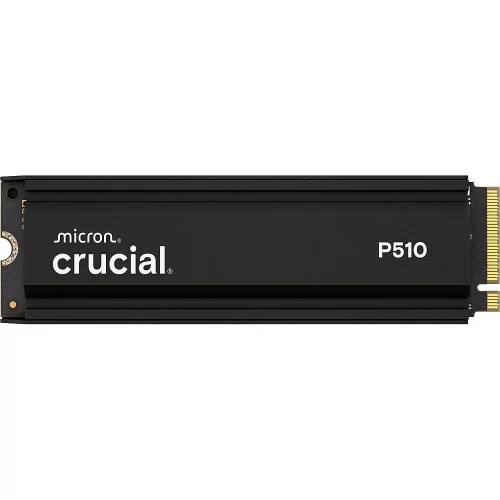 Твердотельный накопитель SSD Crucial P510 1TB PCIe Gen5 NVMe 2280 M.2 SSD with heatsink CT1000P510SSD5