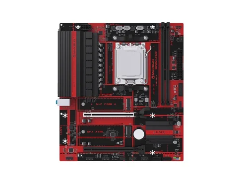 Материнская плата MAXSUN MS-B650M I-CAFE, AM5, B650, 2*DDR5, 2*SATA3, 2*M.2, USB 3.2, USB 2.0, 2*PCIEx16, HDMI, mATX