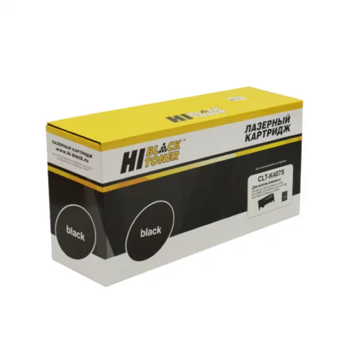 Тонер-картридж Hi-Black HB-CLT-K407S, черный, 1500 страниц, для Samsung CLP-320/ 320n/ 325/ CLX-3185 (98305240350)