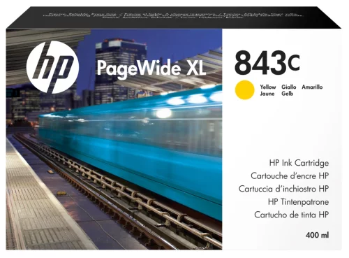 Картридж/ HP 843C 400-ml Yellow Ink Cartridge (C1Q68A)