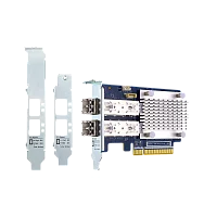 Сетевая карта/ QNAP QXP-32G2FC Dual-port Fiber Channel adapter, 2 x 32 Gb / s SFP +, PCIe Gen3 x8. For QTS OS ONLY