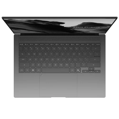 Ноутбук ASUS Zenbook S14 OLED UX5406AA-SW046W (90NB16Q6-M00590) Ноутбук ASUS Zenbook S14 OLED UX5406AA-SW046W Intel Core Ultra 9 386H/ 32Gb (soldered D5)/ SSD1Tb/ UMA/ 14/ OLED/ WQXGA+/ 2880x1800/ 120Hz/ Win11/ Antrim Gray/ 1.2kg (90NB16Q6-M00590) фото 3