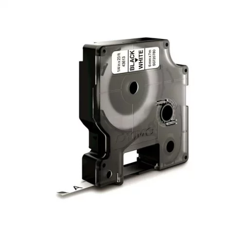 Картридж ленточный Dymo D1 S0720780 6 мм x 7 м, черный шрифт/белый фон для Dymo